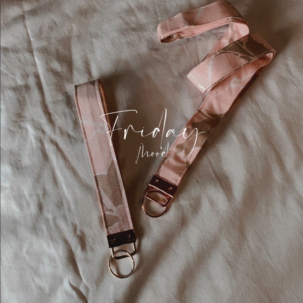 Repurposed South Pac Lanyard & Key Fob Bundle